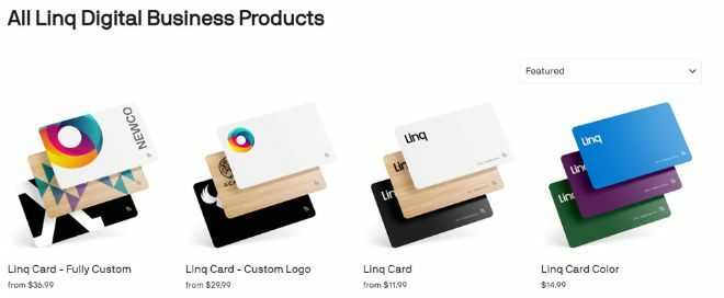 Best NFC Business Cards - LINQ - Pricing